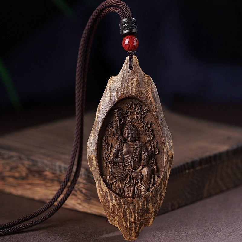 8 Pillars of Fulfillment —— Agarwood Convergence: Holistic Energy Totem Necklace