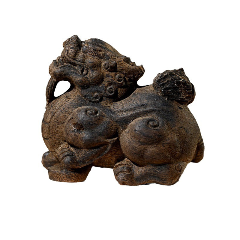Feng Shui Harmony & Sacred Energy Anchor — Agarwood Sculpture: Wealth-Flow Enhancer, Stress-Dissolving Artisanal Wood