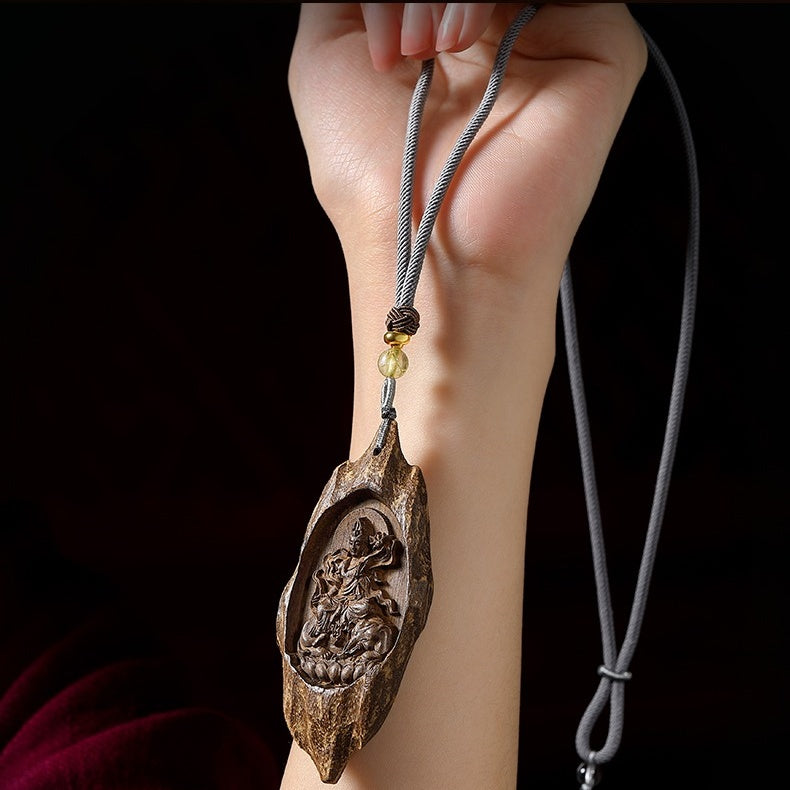 8 Pillars of Fulfillment —— Agarwood Convergence: Holistic Energy Totem Necklace