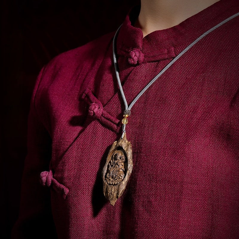 8 Pillars of Fulfillment —— Agarwood Convergence: Holistic Energy Totem Necklace