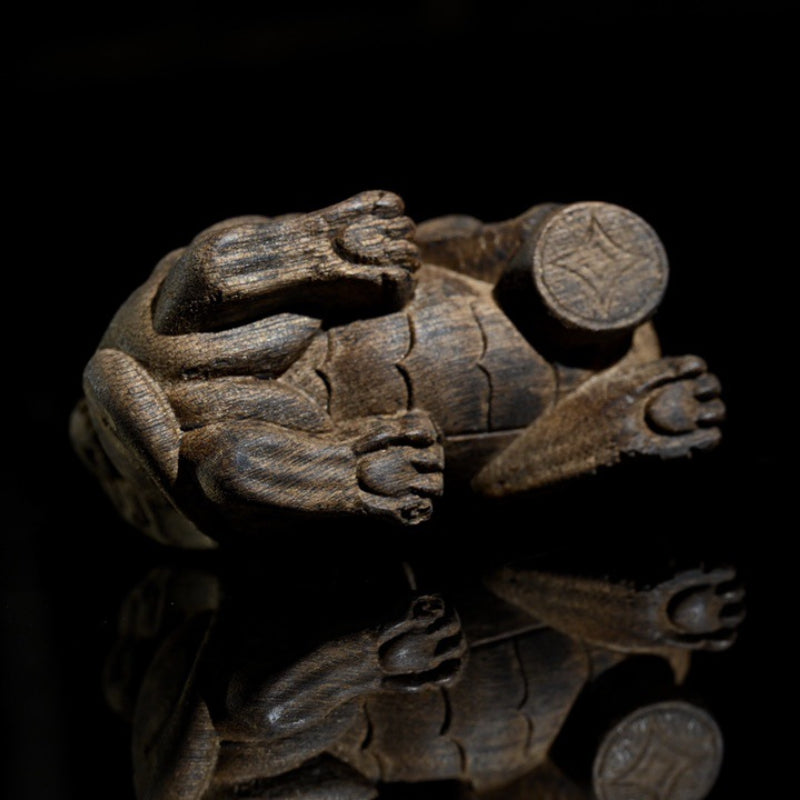 Feng Shui Harmony & Sacred Energy Anchor — Agarwood Sculpture: Wealth-Flow Enhancer, Stress-Dissolving Artisanal Wood