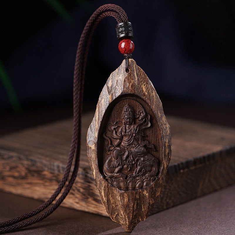 8 Pillars of Fulfillment —— Agarwood Convergence: Holistic Energy Totem Necklace
