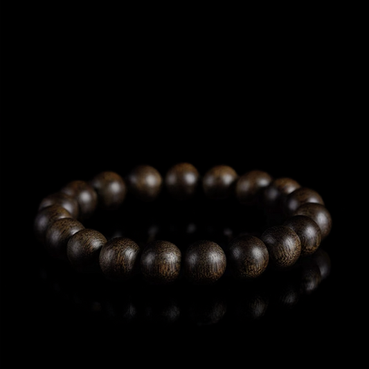 The Neuro-Feng Shui Wearable — Agarwood Prayer Beads: Wealth Magnet & Stress Dissolver