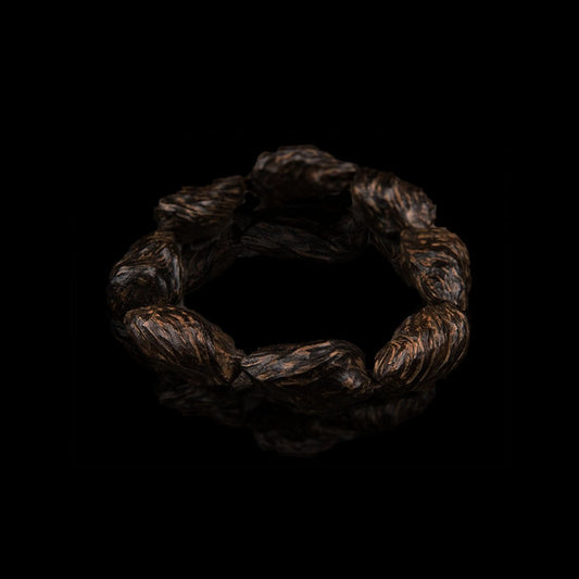 BioEnergy Vortex —— Agarwood Beads: EMF & Anxiety Shield Bracelet