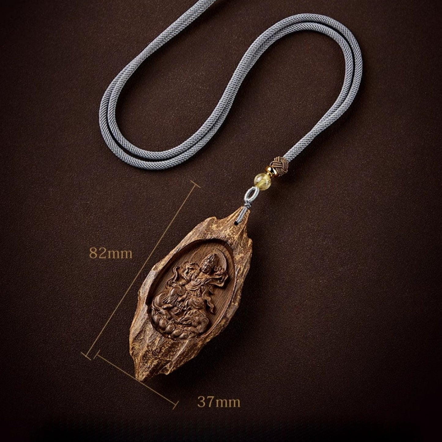 8 Pillars of Fulfillment —— Agarwood Convergence: Holistic Energy Totem Necklace