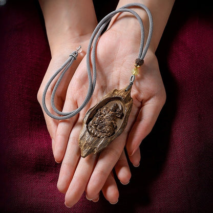 8 Pillars of Fulfillment —— Agarwood Convergence: Holistic Energy Totem Necklace