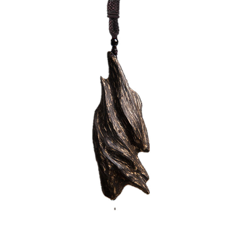 Time-Honored Calm for Digital Age Anxiety — Agarwood Pendant: Neuro-Calming Wood Jewelry