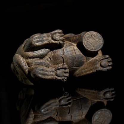 Feng Shui Harmony & Sacred Energy Anchor — Agarwood Sculpture: Wealth-Flow Enhancer, Stress-Dissolving Artisanal Wood