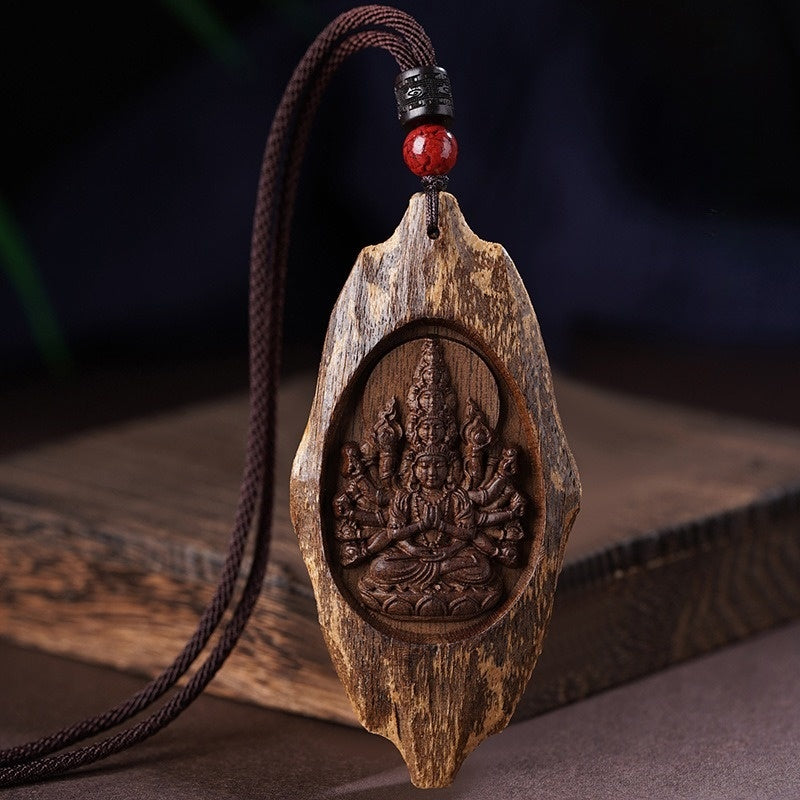 8 Pillars of Fulfillment —— Agarwood Convergence: Holistic Energy Totem Necklace