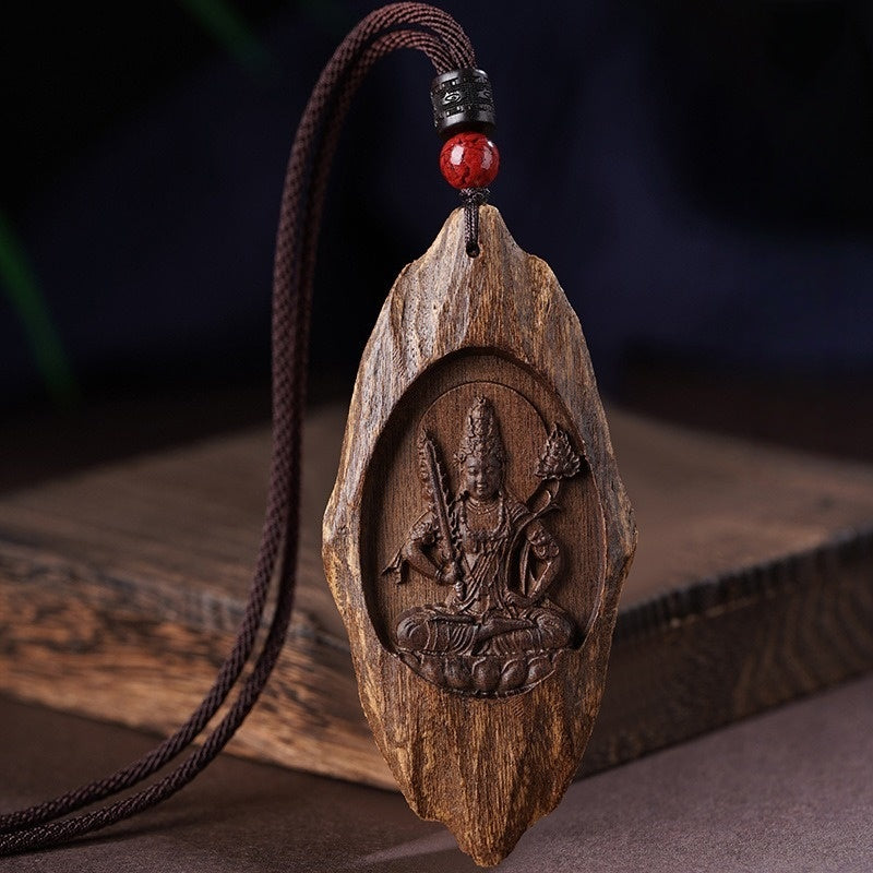 8 Pillars of Fulfillment —— Agarwood Convergence: Holistic Energy Totem Necklace